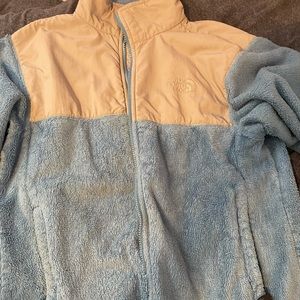 Blue kids north face jacket